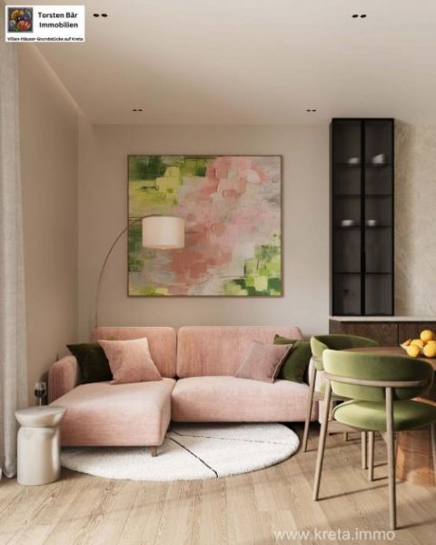 Agios Nikolaos Kreta, Agios Nikolaos: projektierts Penthouse Maisonette mit Meerblick 110m² Wohnfläche Wohnung kaufen